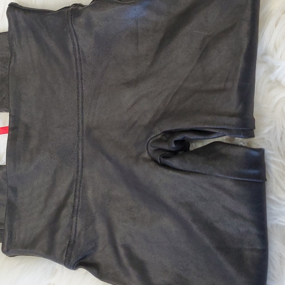 Spanx  black faux leather leggings size S - Picture 8 of 13